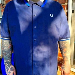 Fred Perry button shirt, size 2XL